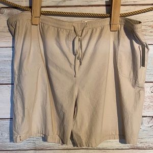 4X 100% cotton elastic waistband shorts. Cool and comfortable..